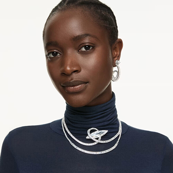 Třpytivý náhrdelník s čirými zirkony Matrix 5727111