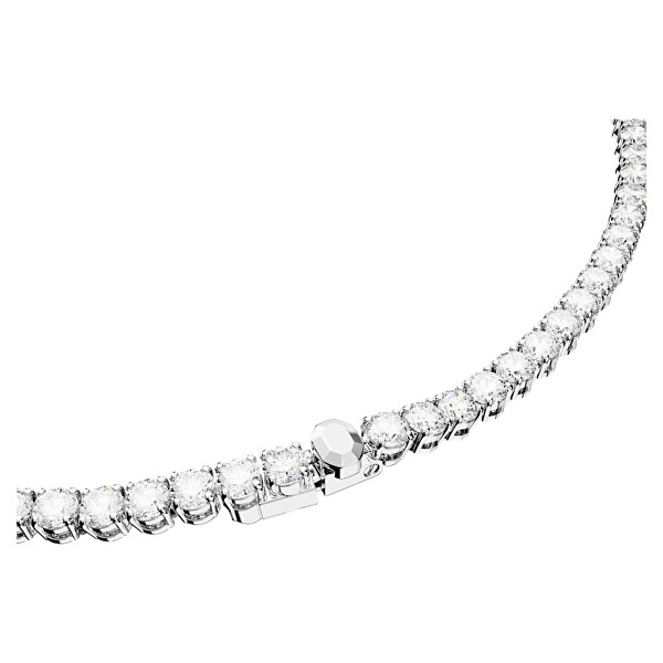 Luxus-Halskette mit klaren Kristallen Matrix Tennis 5681796