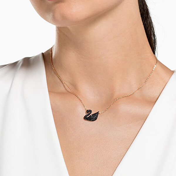 SLEVA - Luxusní náhrdelník s labutí 5204134