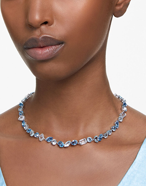 Luxus nyaklánc csillogó kristályokkal Gema 5666007