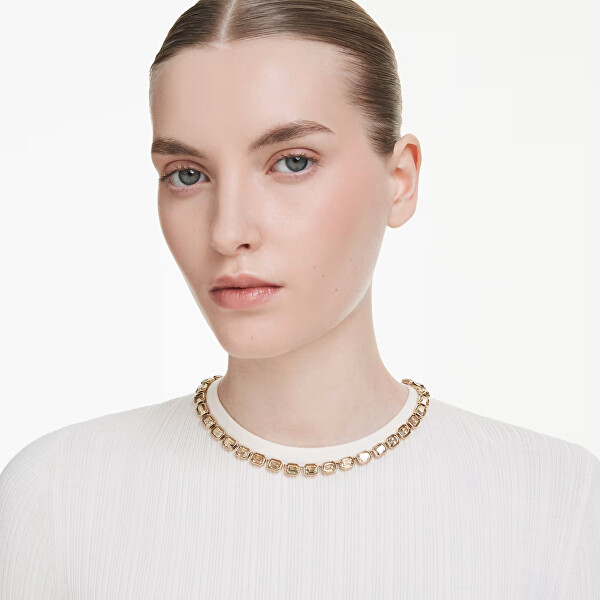 Luxusní náhrdelník se žlutými krystaly Millenia 5718674