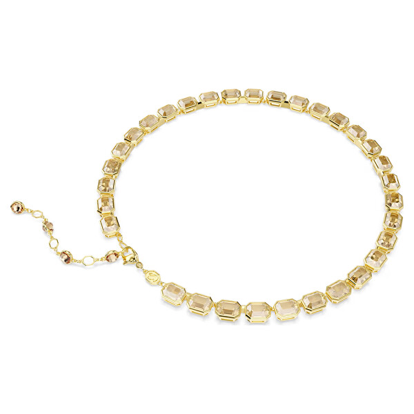 Luxusní náhrdelník se žlutými krystaly Millenia 5718674