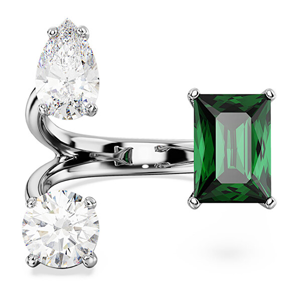 Luxuriöser offener Ring mit Kristallen Mesmera 5676971