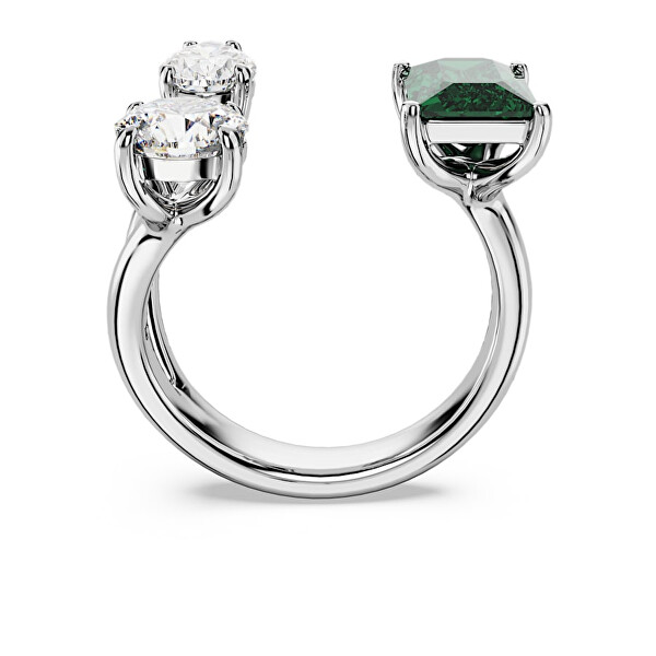 Luxusní otevřený prsten s krystaly Mesmera 5676971