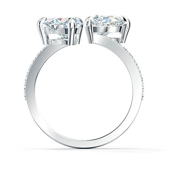 Luxusní otevřený prsten s krystaly Swarovski Attract Soul 5535191