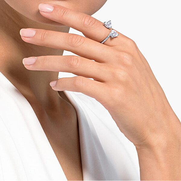 Lussuoso anello aperto con cristalli Swarovski Attract 5535191