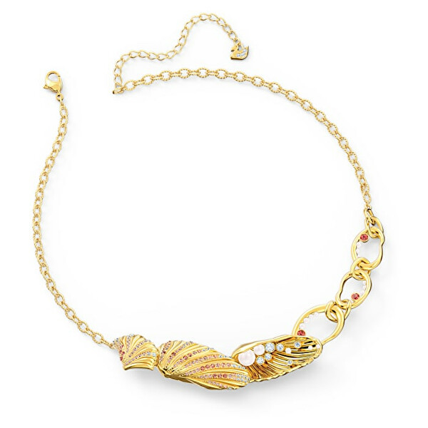 Luxusné pozlátený náhrdelník Plody mora Shell 5520667