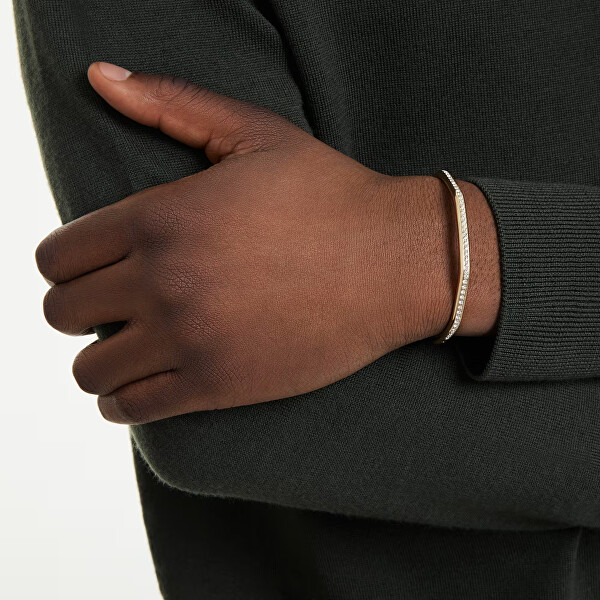 Luxusní pozlacený pevný náramek Dextera 572458