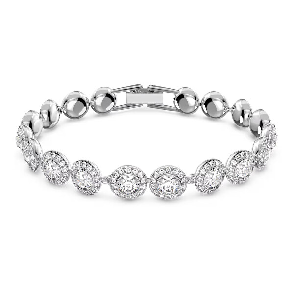 Luxusní sada šperků s krystaly Angelic 5367853 (náušnice, náramek, náhrdelník)