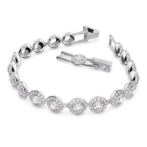 Luxusní sada šperků s krystaly Angelic 5367853 (náušnice, náramek, náhrdelník)