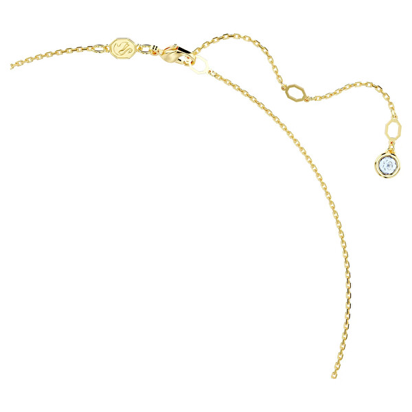 Modische vergoldete Halskette mit Kristallen Imber 5688246