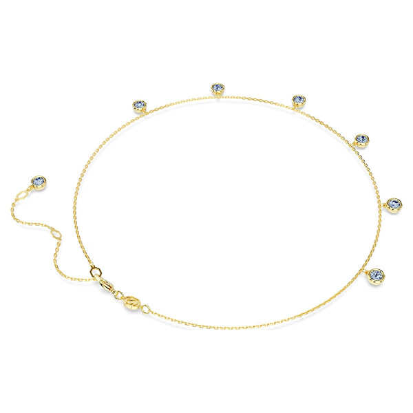 Modische vergoldete Halskette mit Kristallen Imber 5688246