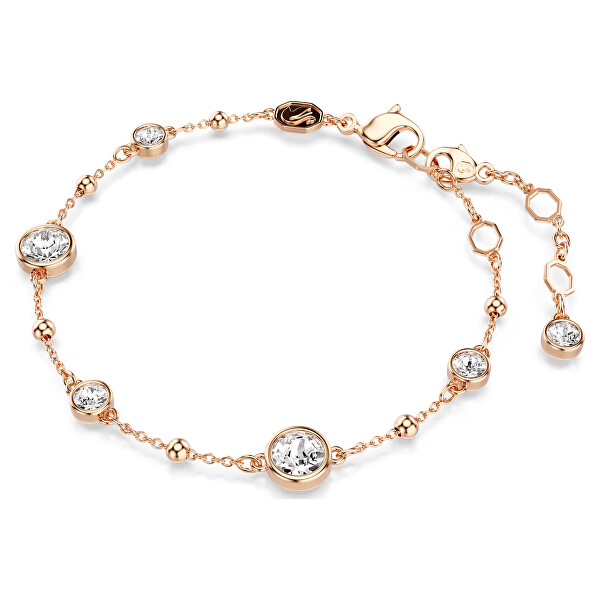 Elegantní pozlacený náramek s krystaly Imber 5730677