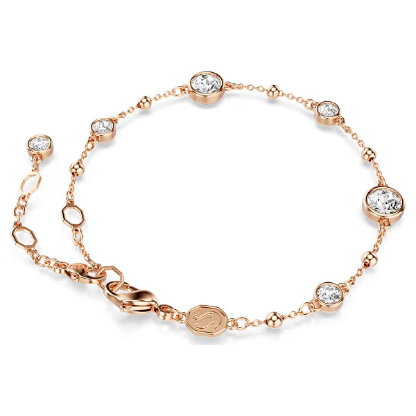 Elegantní pozlacený náramek s krystaly Imber 5730677