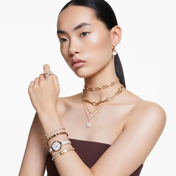 Fashion-vergoldetes Armband mit Kristallen Numina 5688493