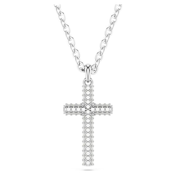 Zeitlose Halskette Kreuz mit Kristallen Insigne 5675577