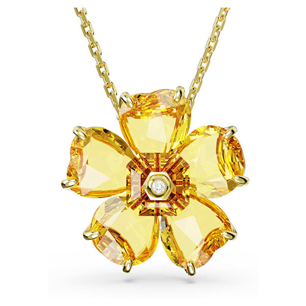 Jellegzetes aranyozott nyaklánc kristályokkal Florere 5650570