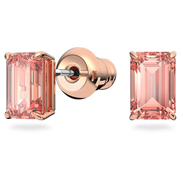 Sei incantevole di gioielli placcati in oro rosa con cristalli Millenia 5620548 (orecchini, collana)