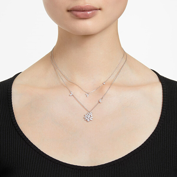 Okouzlující náhrdelník s čirými krystaly Gema 5644658