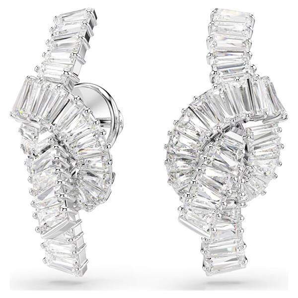 Blyštivé náušnice se Swaroski zirkony Uzel Matrix 5727040