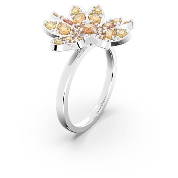 Anello incantevole con zirconi Eternal Flower 5642860