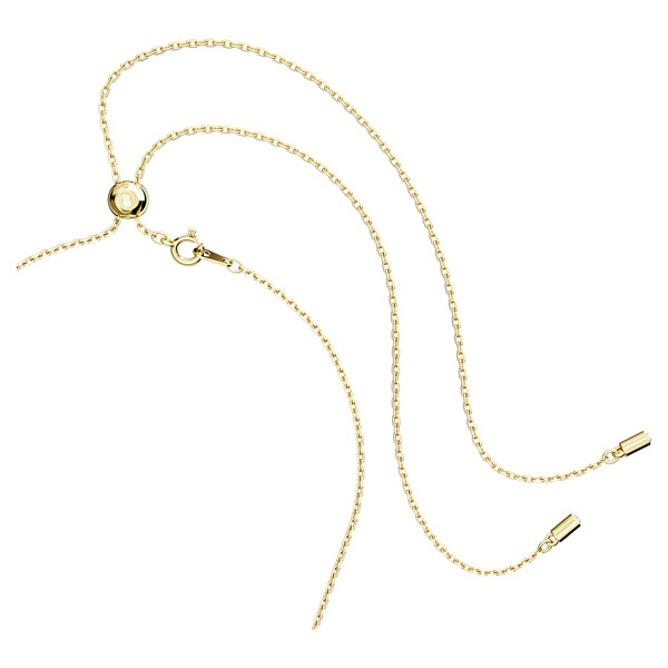 Oslnivý pozlacený náhrdelník s Labutí Iconic Swan 5649773