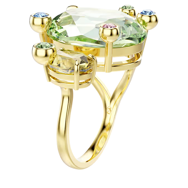 Otevřený prsten s barevnými Swarovski krystaly Gema 5721685