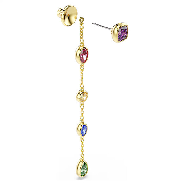 Pozlacené náušnice s Swarovski Zirconia 2v1 Imber 5753289