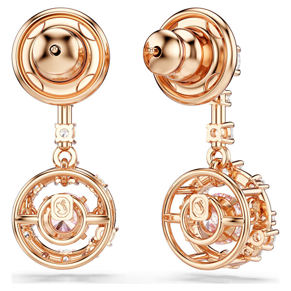 Pozlátené visiace náušnice so Swarovski zirkónmi Constella 5744239