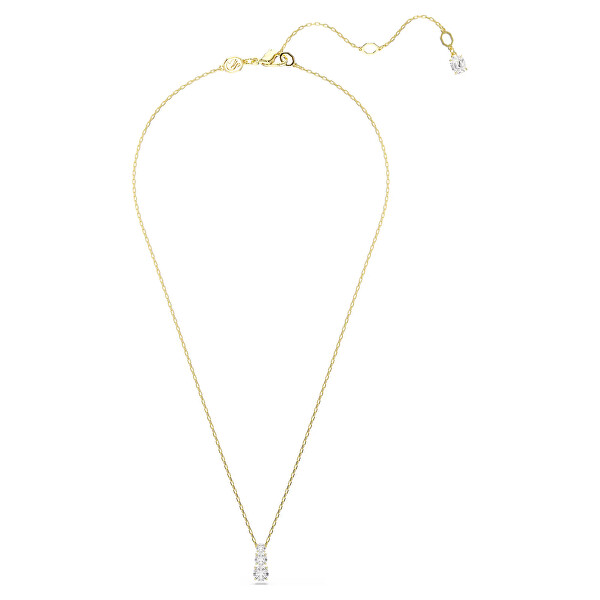 Pozlacený náhrdelník s třpytivým přívěskem Stilla Attract 5723298