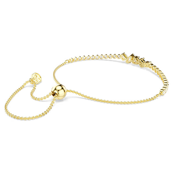 Pozlátený náramok s čírymi Swarovski Zirconia Mesmera 5747939