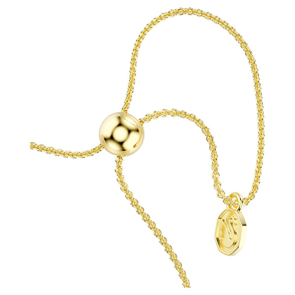 Pozlátený náramok s čírymi Swarovski Zirconia Mesmera 5747939