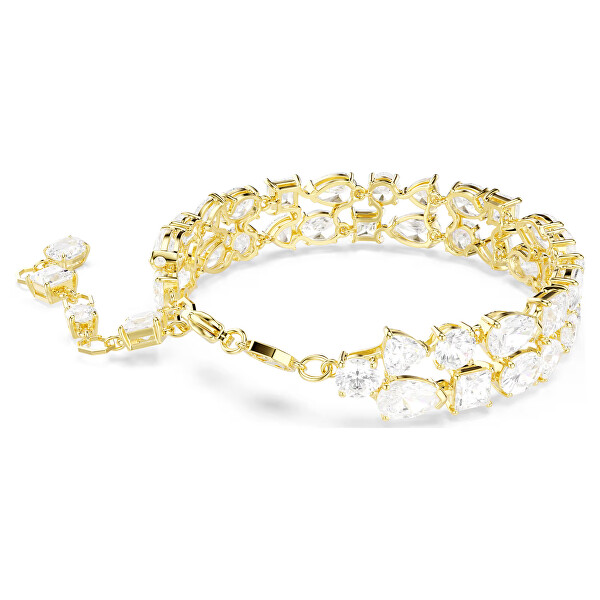 Pozlacený náramek se Swarovski zirkony Mesmera 5743827