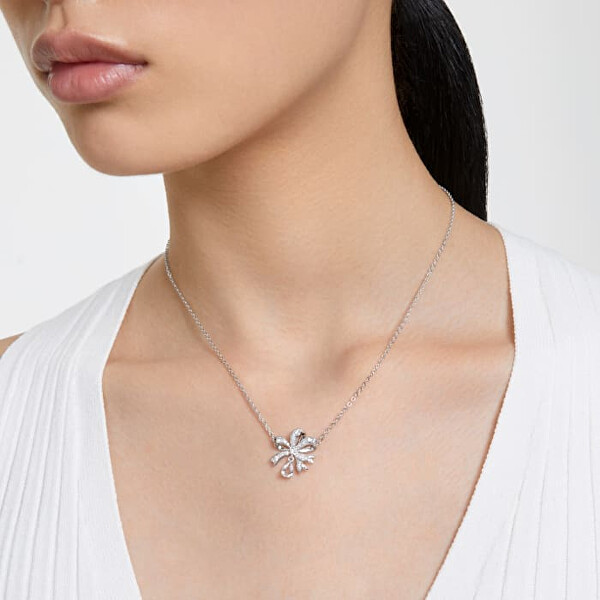 Pôvabný náhrdelník so zirkónmi Mašľa Volta 5647583