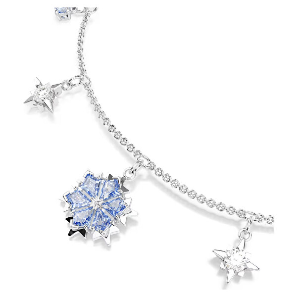 Půvabný náramek se Swarovski zirkony Sněhové vločky Magic 5734244
