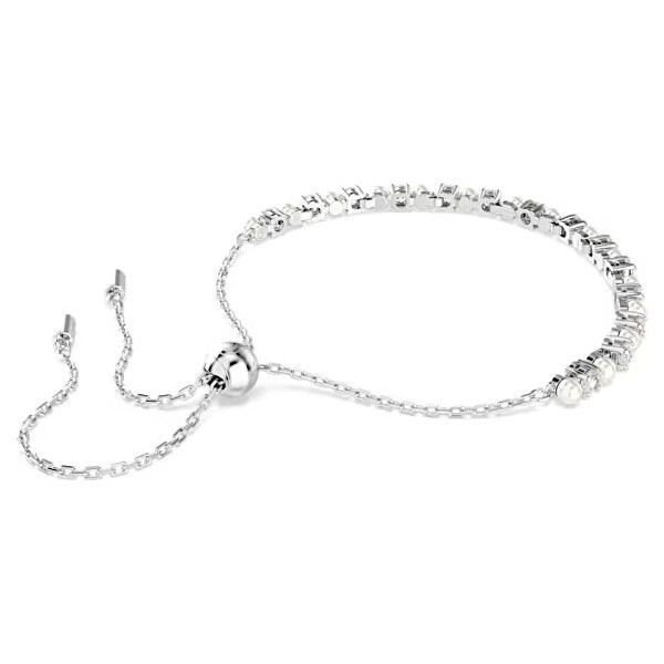 Anmutiges Armband mit Zirkonias und Kristallperlen Matrix 5689633