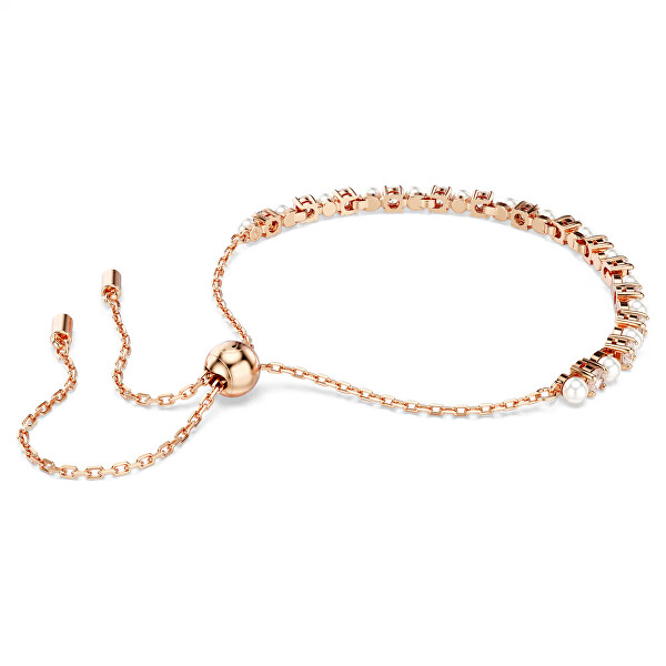 Krásný náramek se zirkony a křišťálovými perlami Matrix 5729506