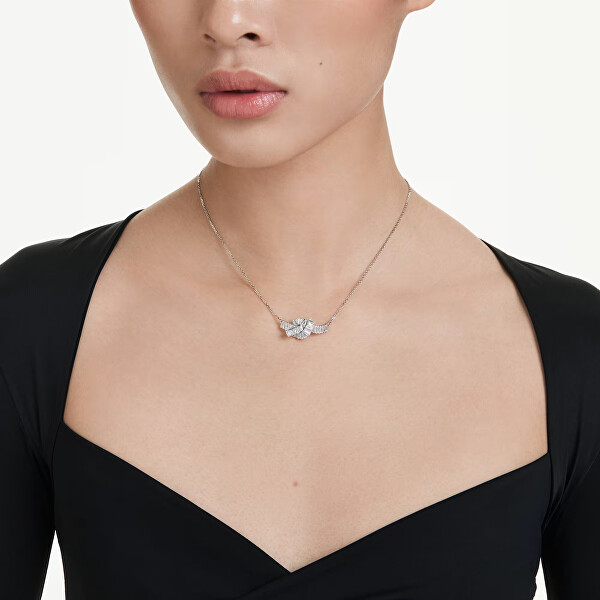 Půvabný náhrdelník Uzlík se Swarovski zirkony Matrix 5728553