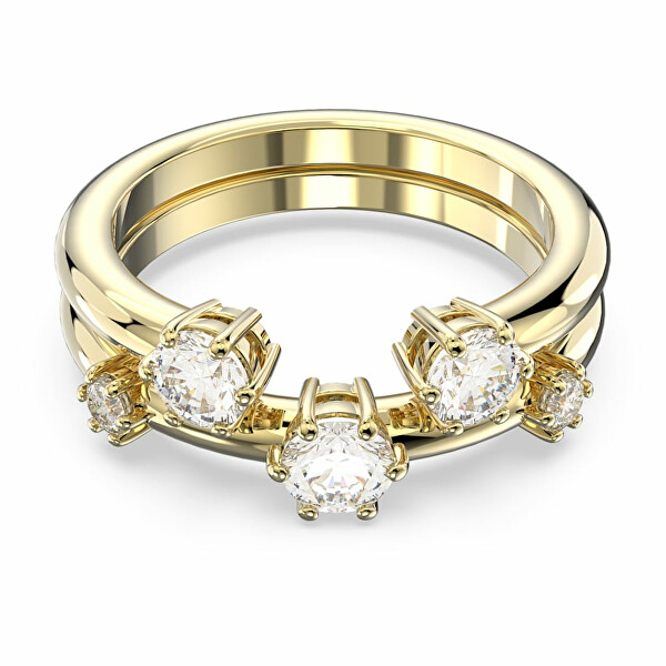 Sada dvou pozlacených prstenů Constella 5640967