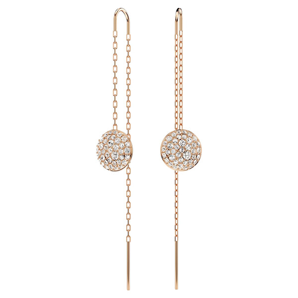Set elegante di gioielli placcati in oro rosa con cristalli Meteora 5683451