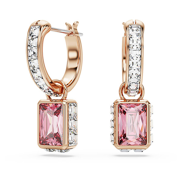 Set di gioielli placcati in oro rosa con cristalli Stilla 5662923 (orecchini, bracciale)