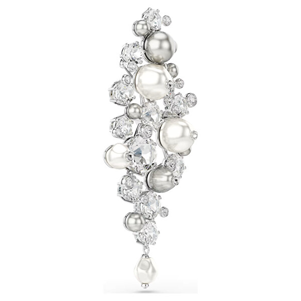 Krásna brošňa s perlami a kryštálmi Swarovski Constella 5722516