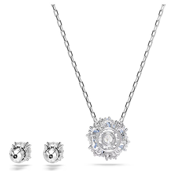 Půvabná sada šperků se zirkony Idyllia 5685437 (náhrdelník, náušnice)