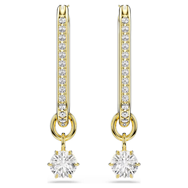 Visací oválné náušnice s přívěsky 2v1 Constella 5728587