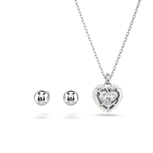 Set di gioielli scintillante Cuore con zirconi Hyperbola 5684383