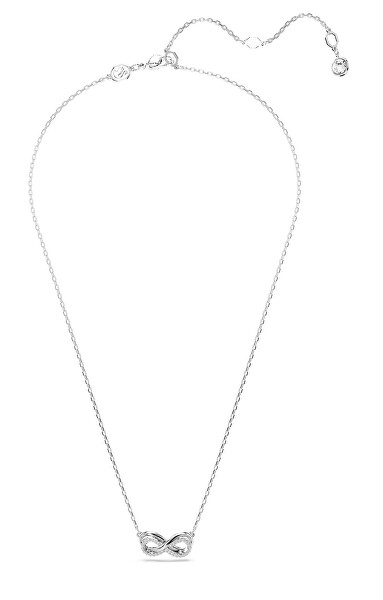 Moderne Halskette Unendlichkeit mit Kristallen Hyperbola 5687265
