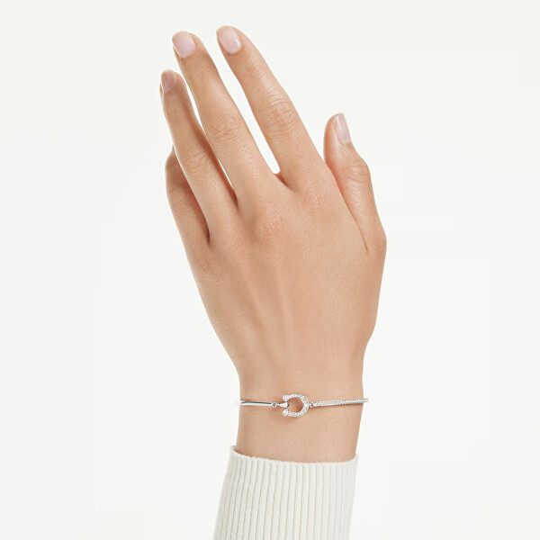 Pevný náramek Podkova se Swarovski zirkony Symbolica 5746220