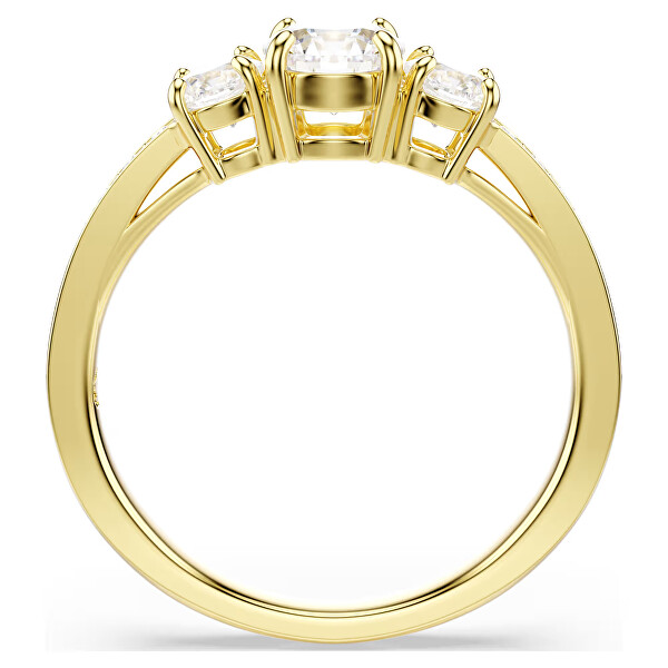 Třpytivý pozlacený prsten Stilla Attract 572329