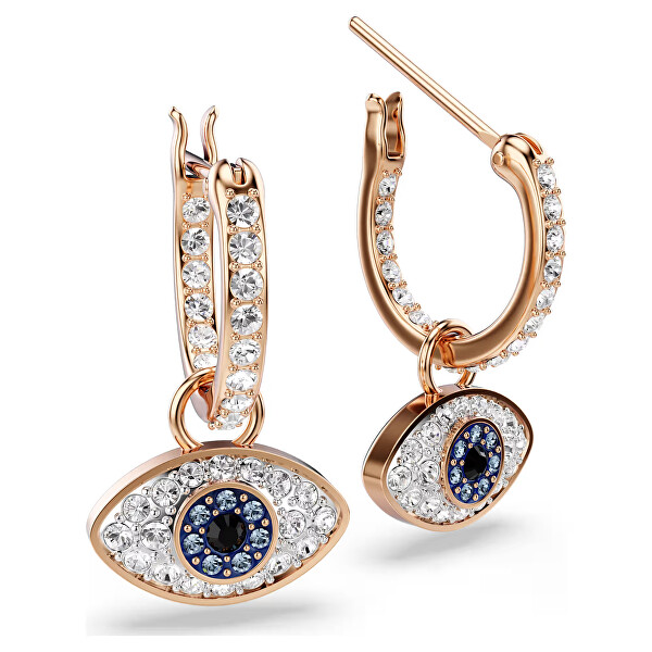 Visací pozlacené náušnice 2v1 Evil Eye Symbolica 5736982