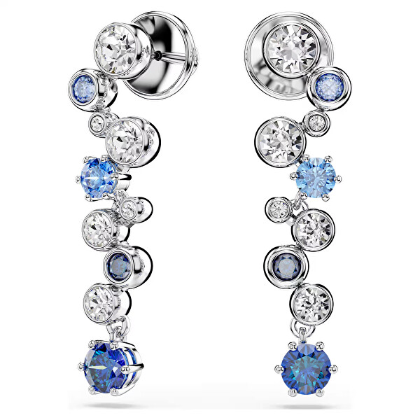 Visací náušnice s krystaly a zirkony Swarovski Constella 5732775